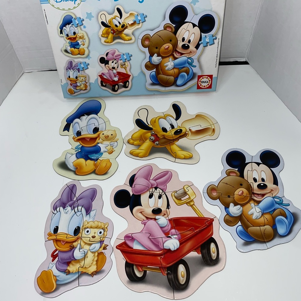 Disney Baby Puzzles Set For 5 Pieces